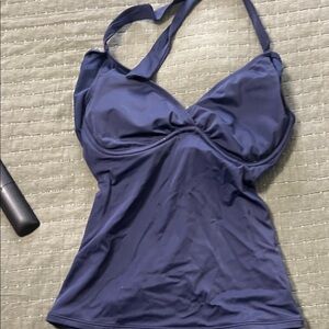 Athleta Navy Swim Top